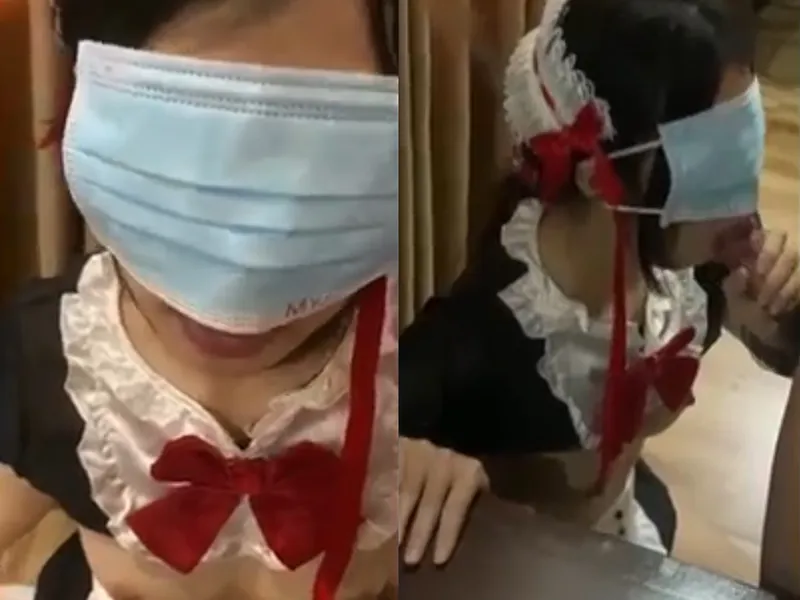 Tình nhân việt dâm cosplay nô lệ tình dục mút bú con chim điêu luyện