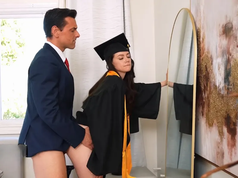 Cha dượng doggy bé xinh sữa đặc rớt đầy sàn